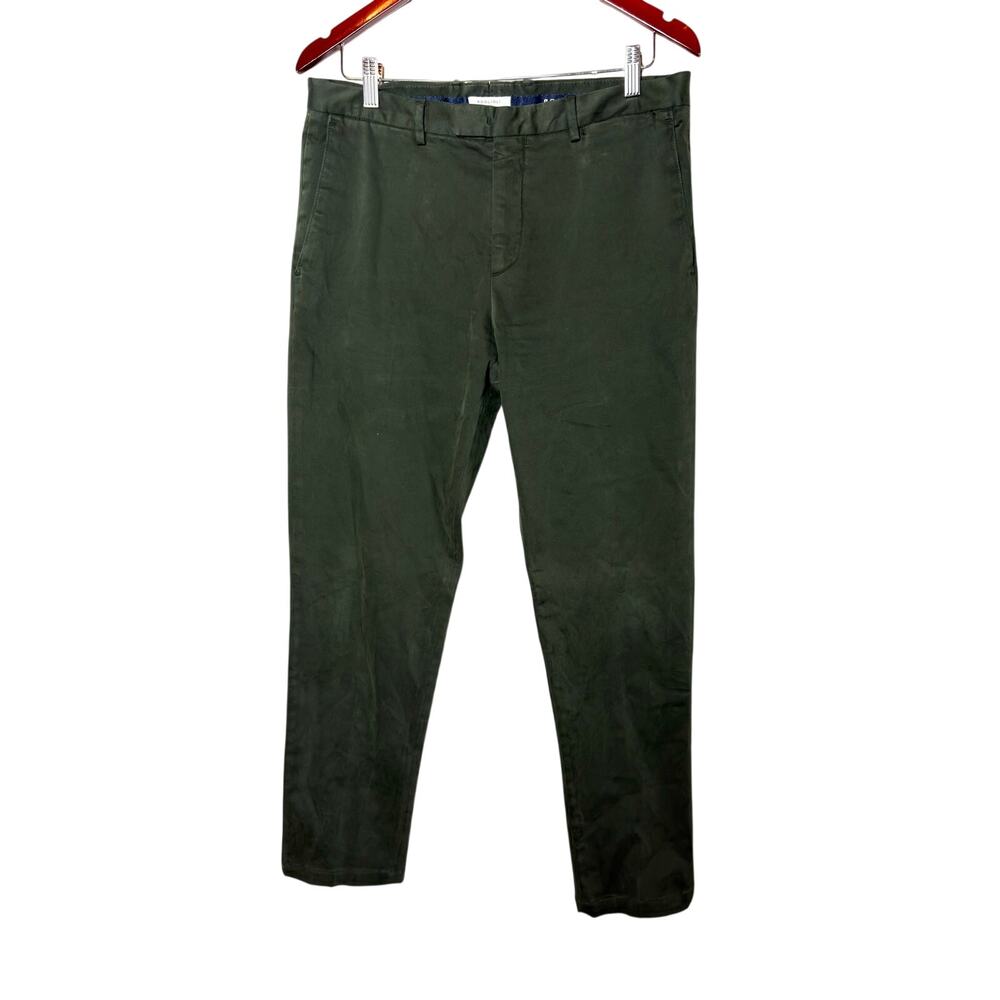 Boglioli green cotton chino pants 32x30